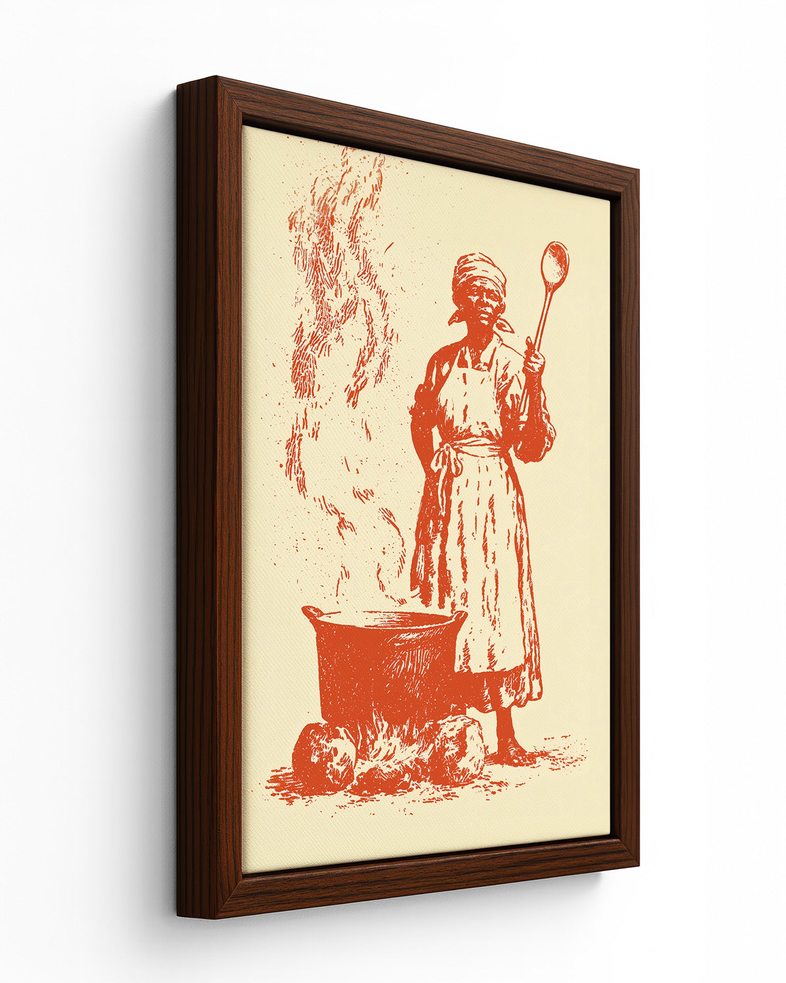 The Dutch Pot - Black Framed Canvas