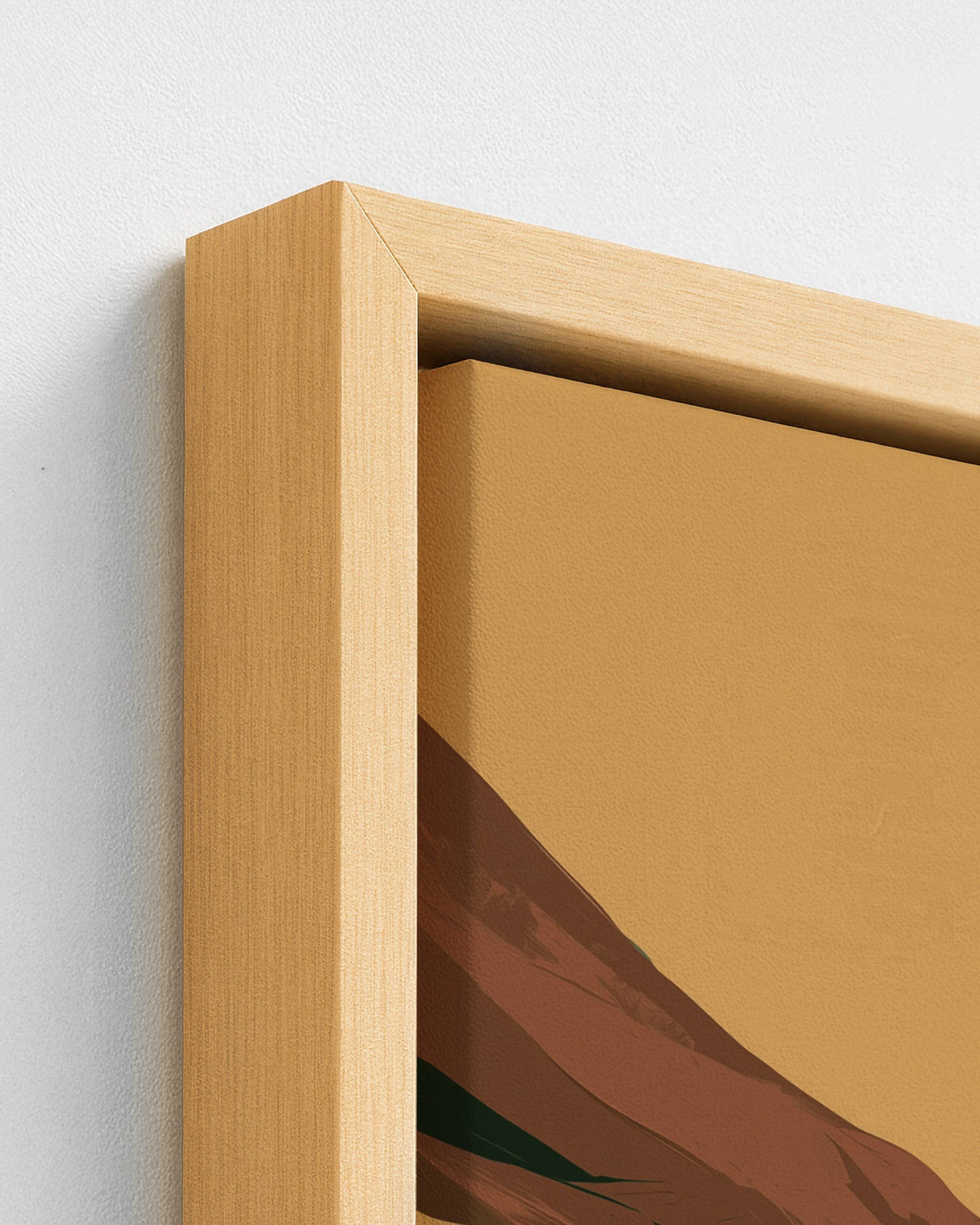 Thyme & Pepper - Wood Framed Canvas Detail