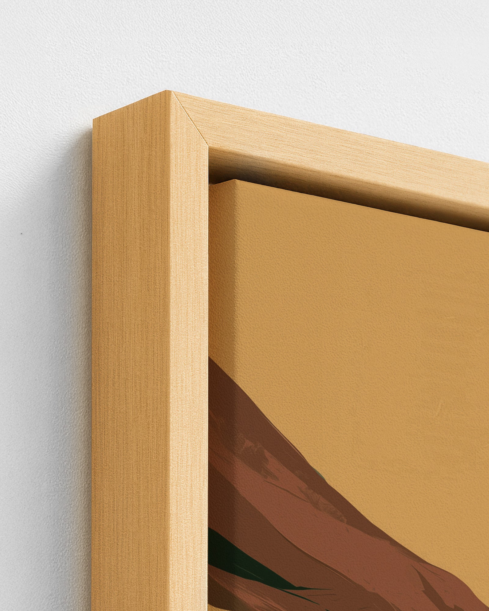 Thyme & Pepper - Wood Framed Canvas Detail