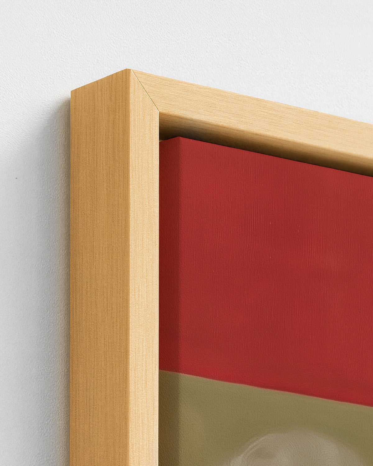 A Pinch of Salt - Wood Framed Canvas Detail