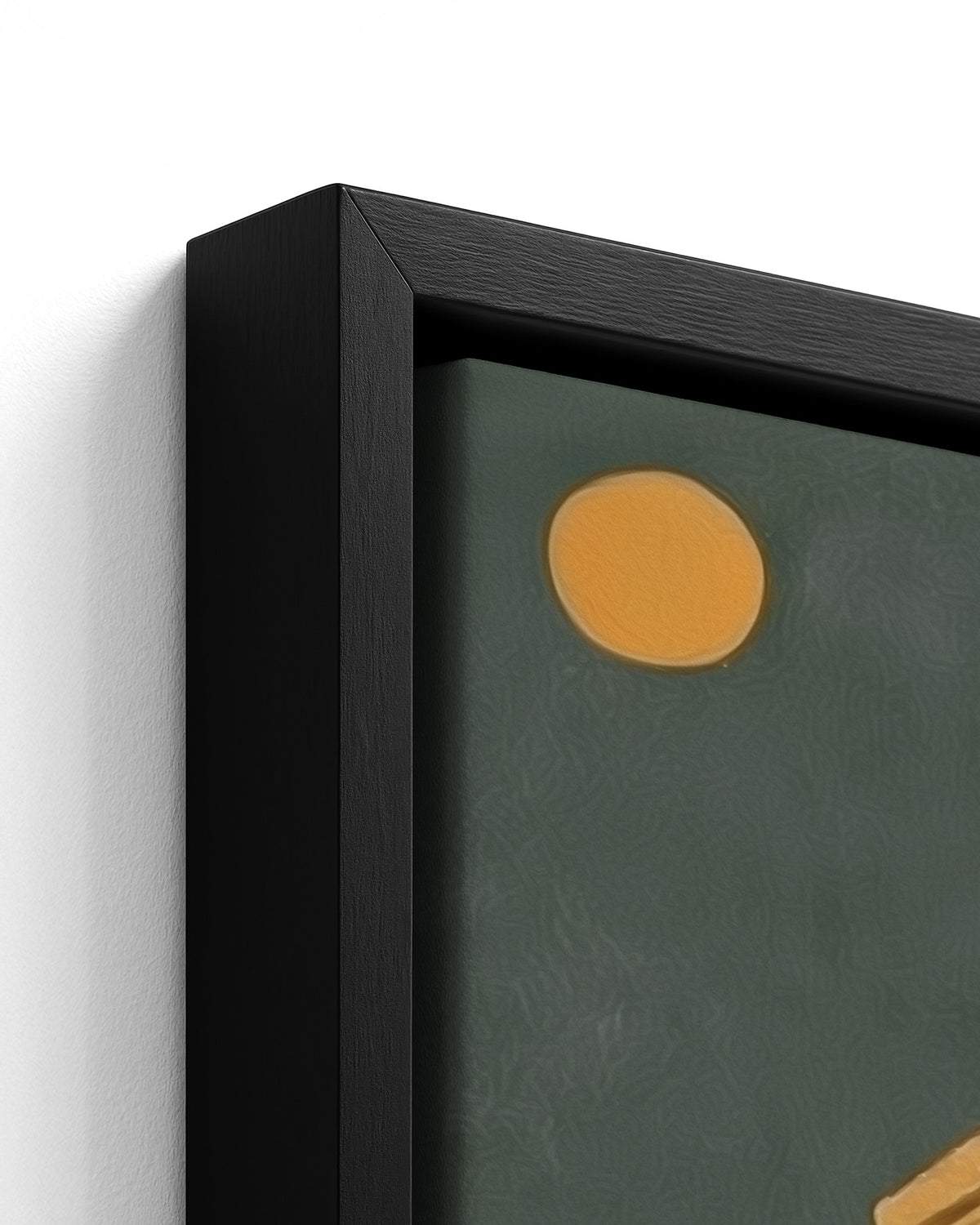 Front Steps - Black Framed Canvas Detail