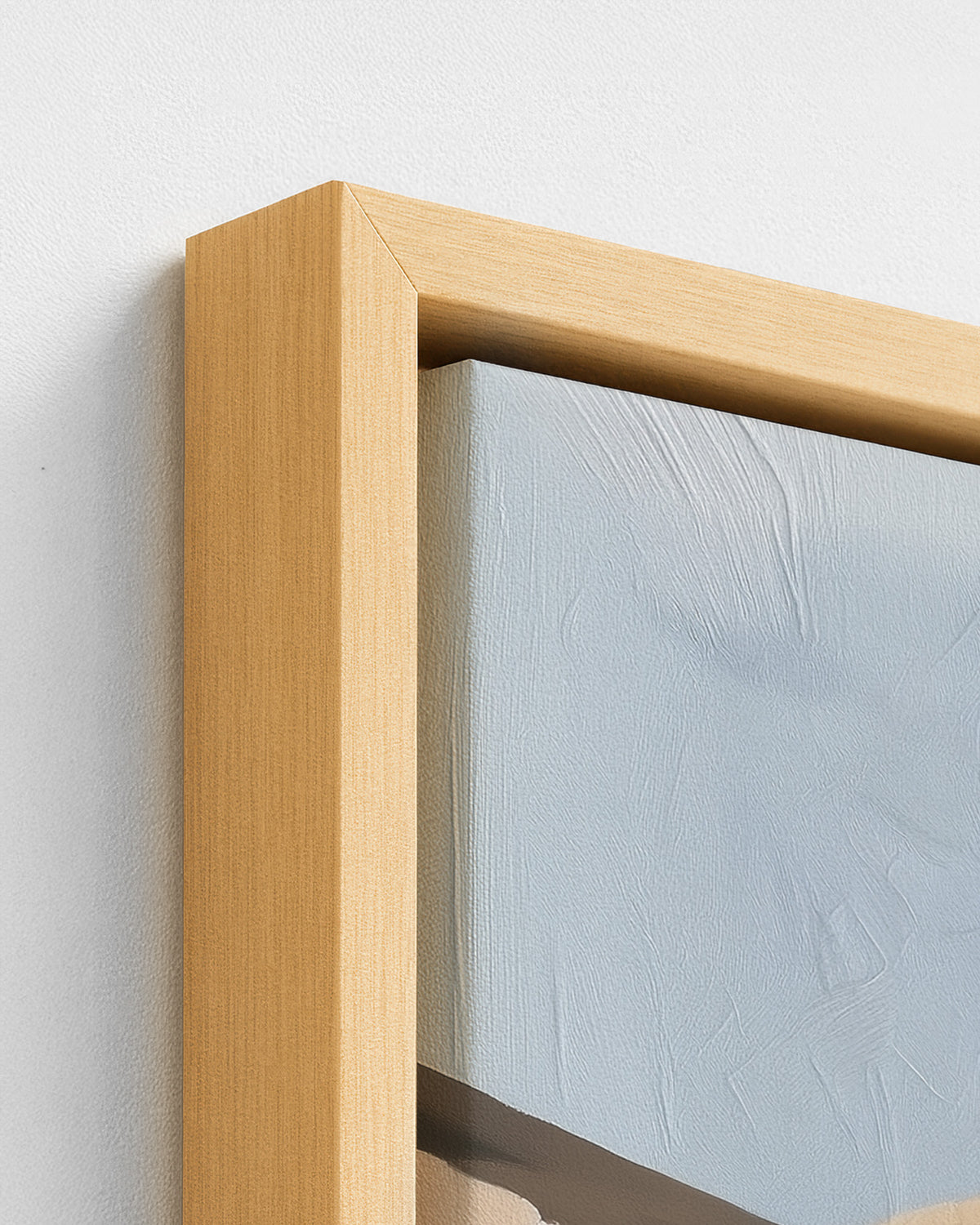 Keeping Up - Wood Framed Canvas Detail
