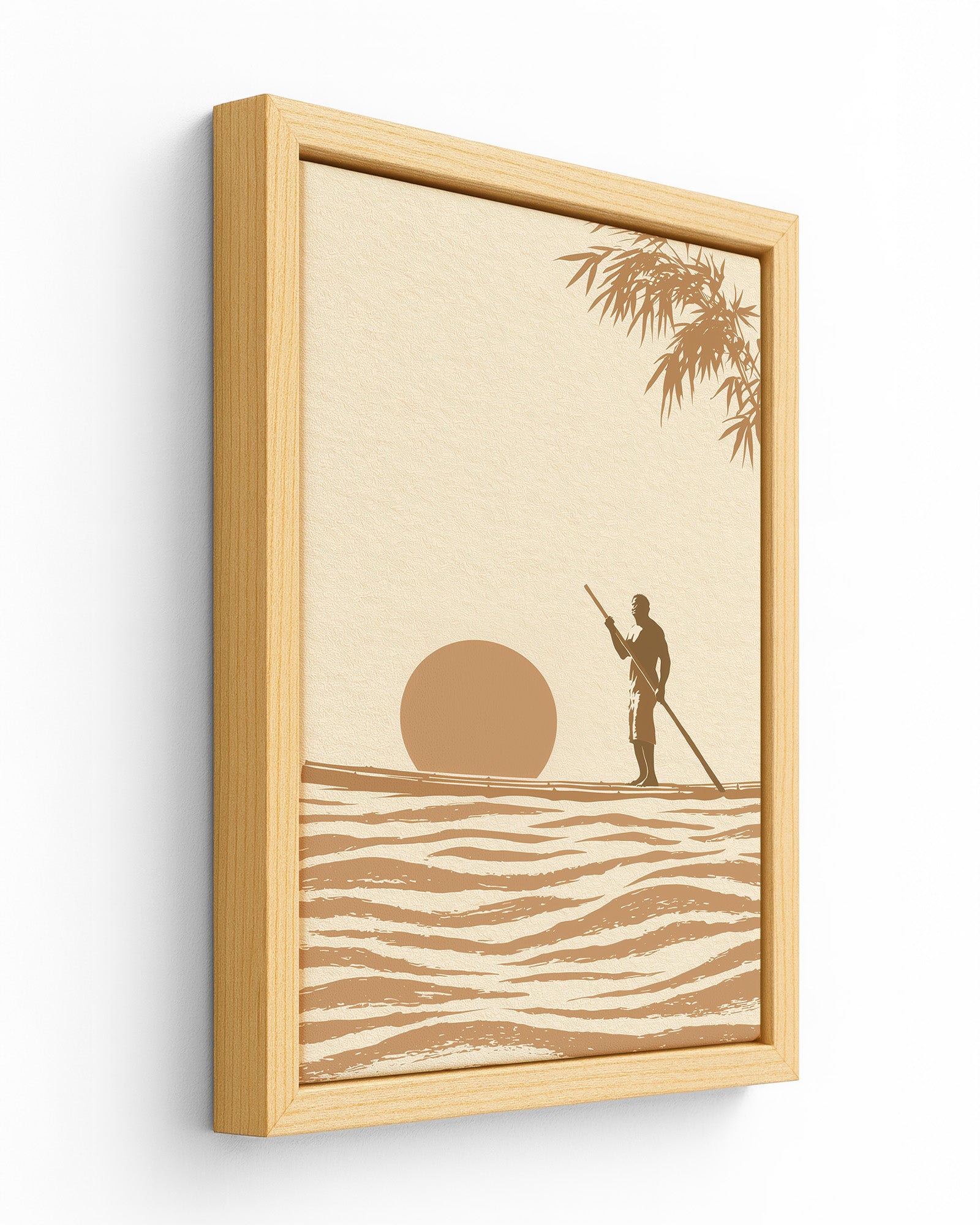 Rio Grande Drift - Wood Framed Canvas