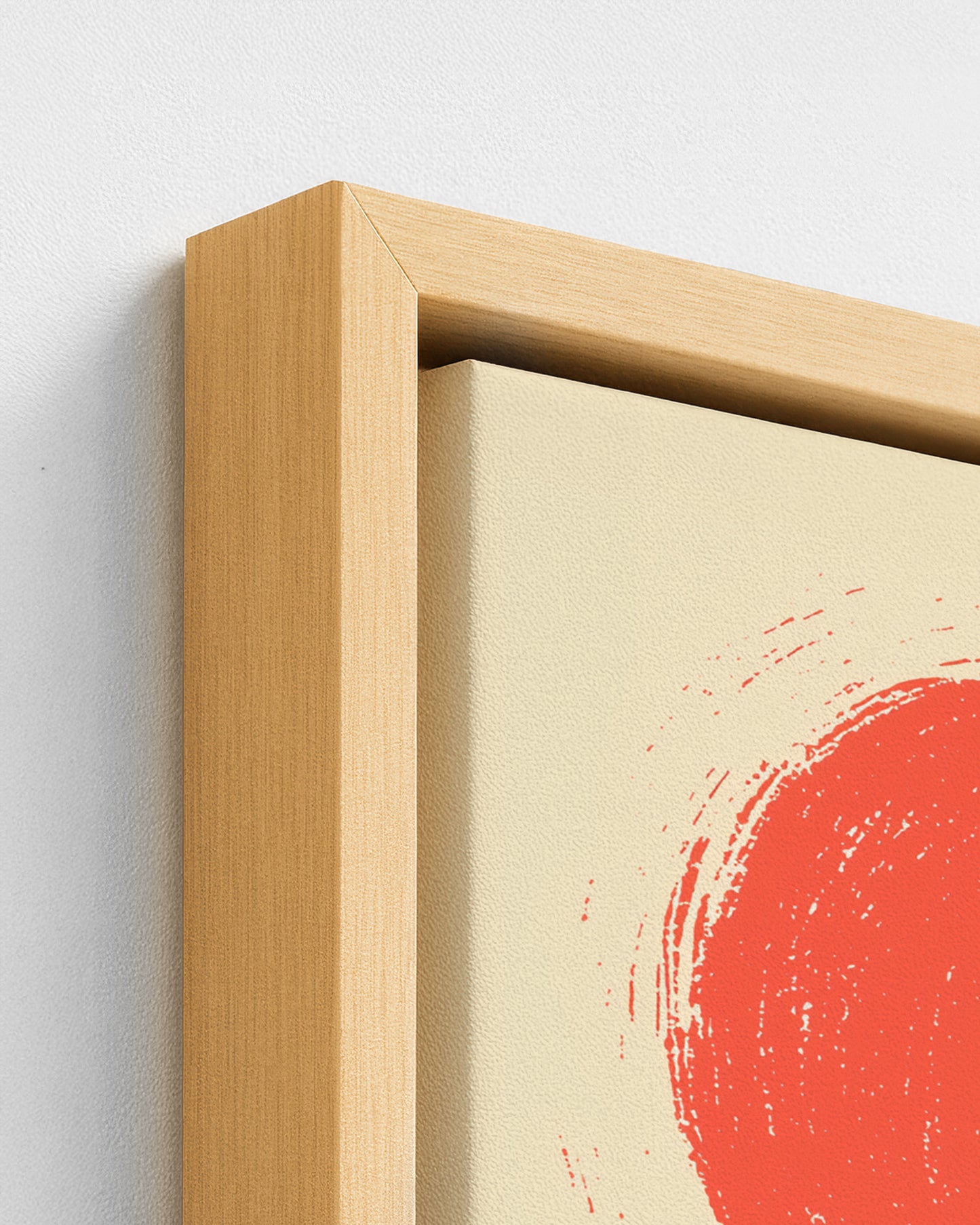 The Selector - Wood Framed Canvas Detail