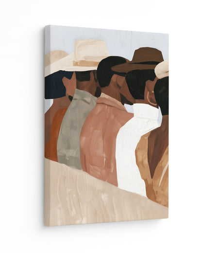 The Back Row - Slim Canvas