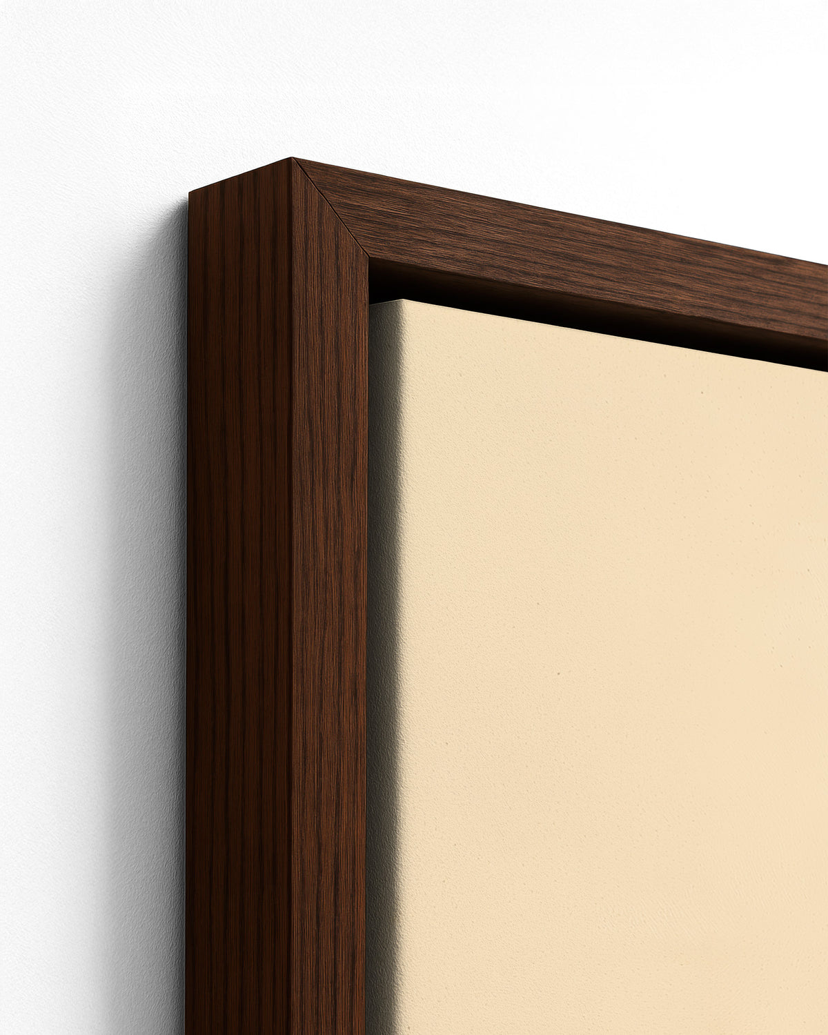 Church Bound - Dark Wood Framed Canvas Detail
