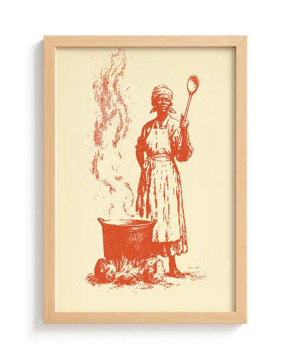 The Dutch Pot - Wood Frame