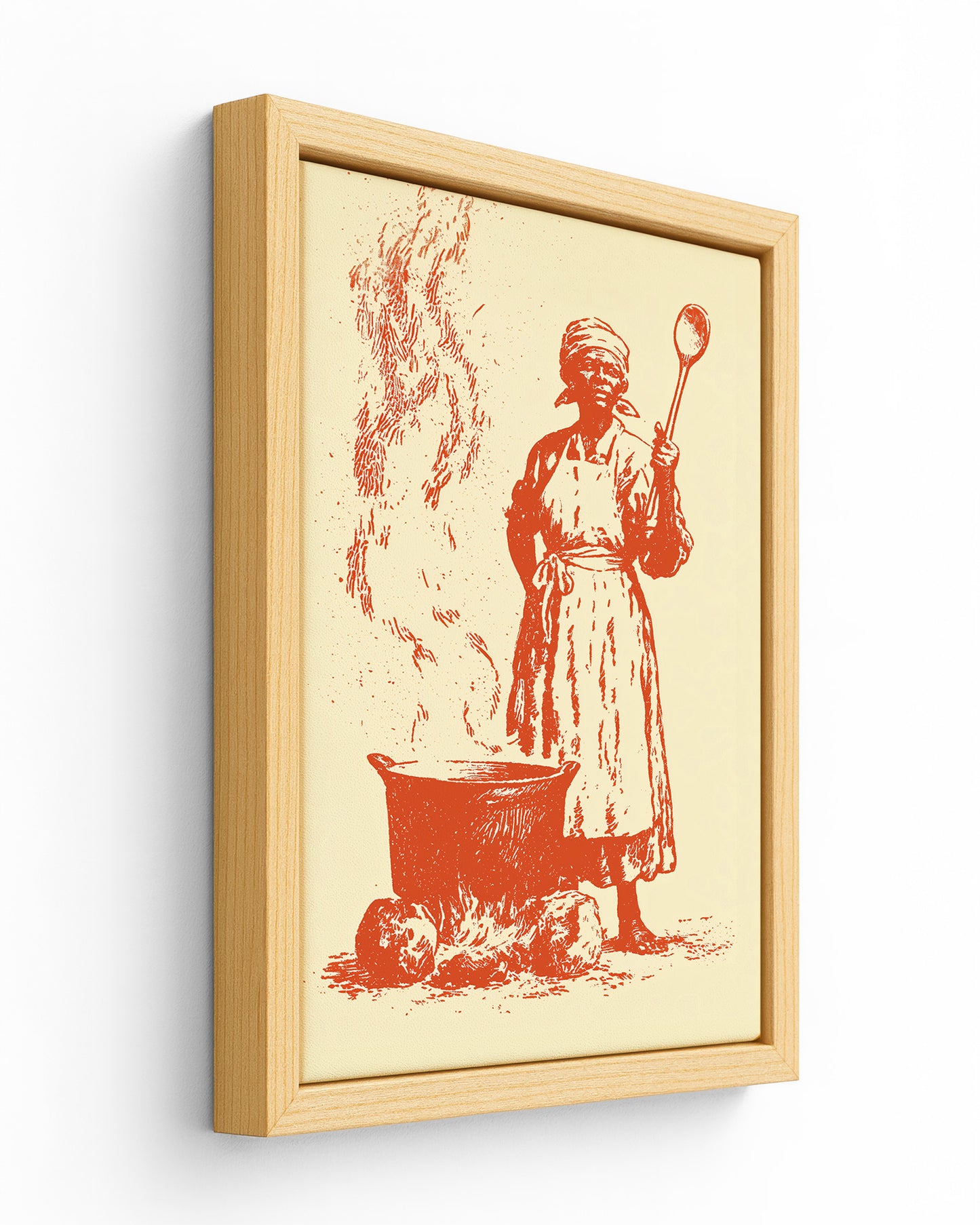 The Dutch Pot - Wood Framed Canvas