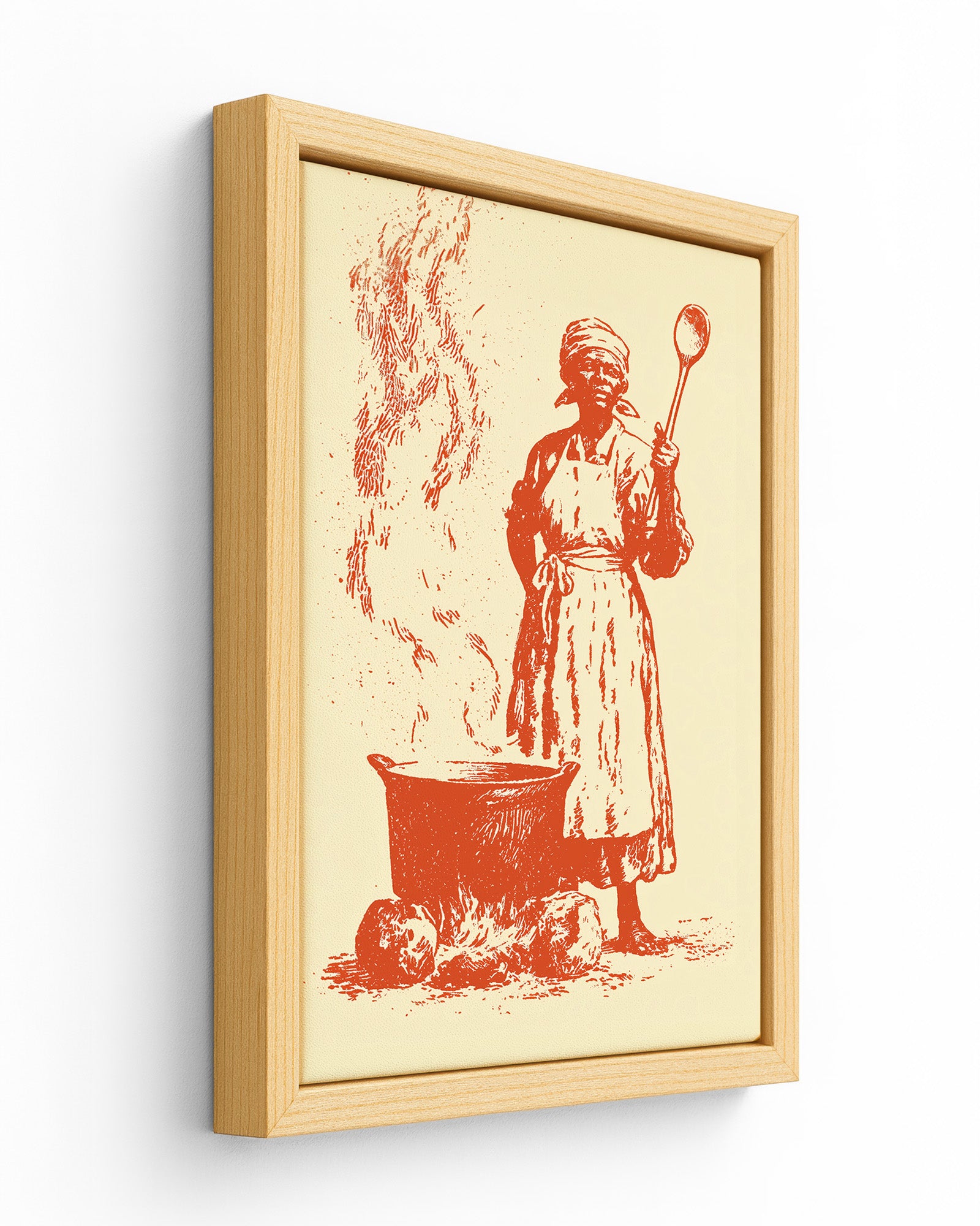 The Dutch Pot - Wood Framed Canvas