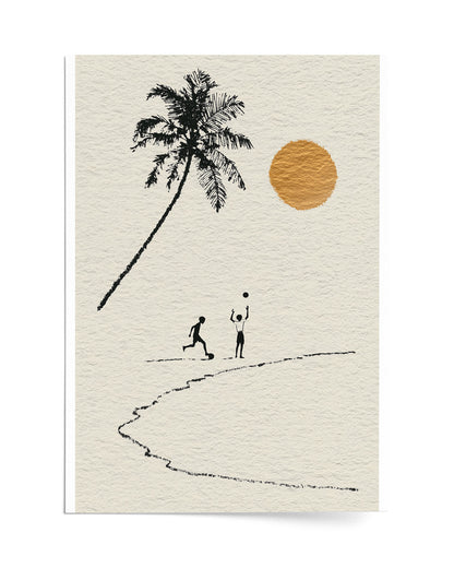 Barefoot Football - Print