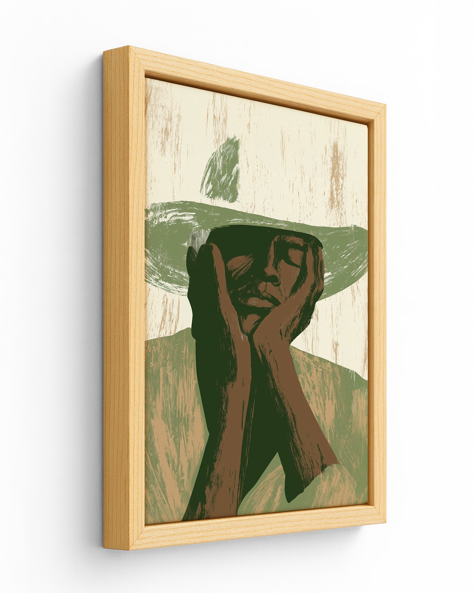 Quiet Hour - Wood Framed Canvas