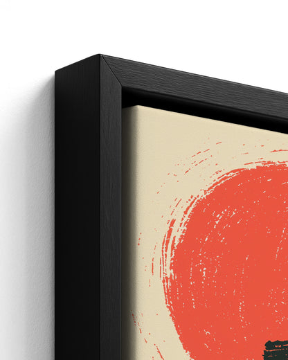 The Selector - Black Framed Canvas Detail