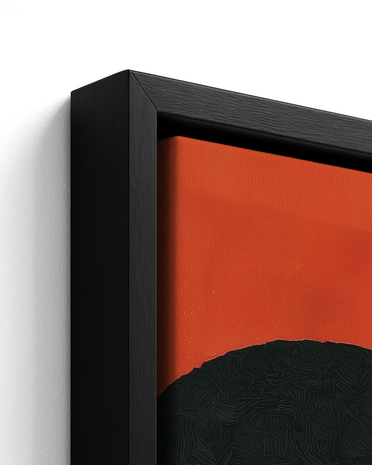 Organist - Black Framed Canvas Detail