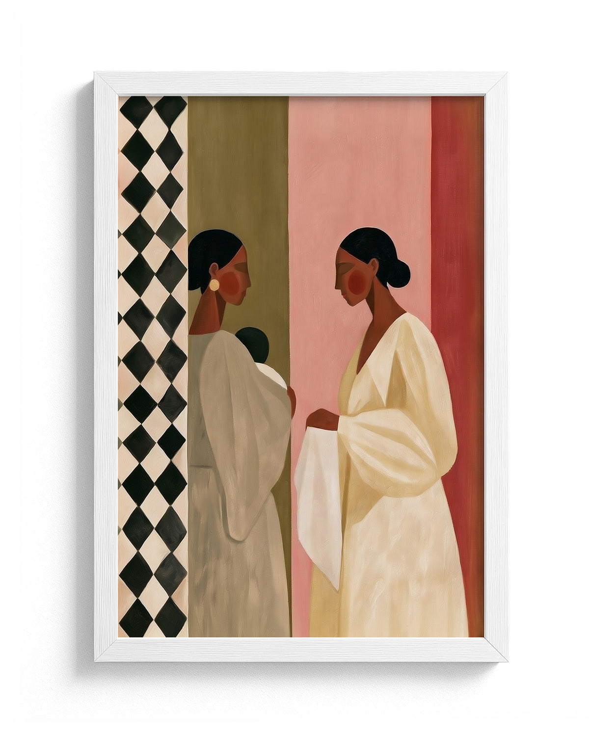 Woman to Woman - White Frame Main
