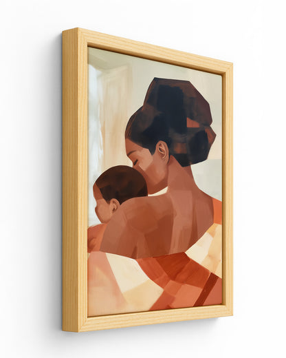 Held - Wood Framed Canvas
