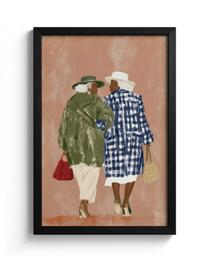Grandma's Footsteps - Black Frame Main