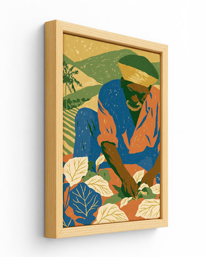 Provision Ground - Wood Framed Canvas