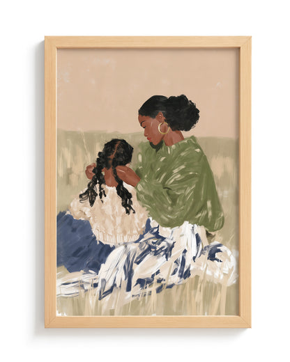 Her Mother's Hands - Wood Frame