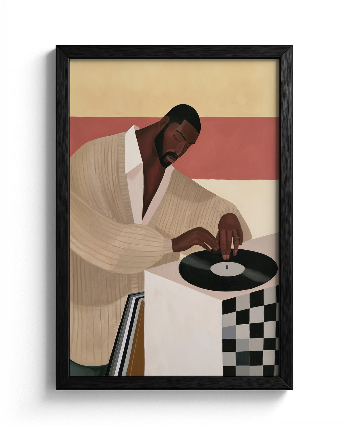 Drop the Needle - Black Frame Main