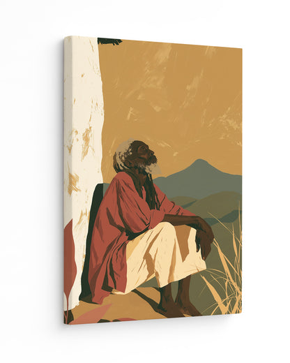 Blue Mountain Morning - Slim Canvas