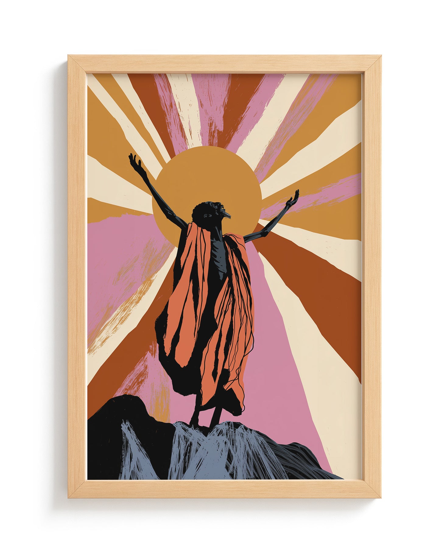 Give Thanks - Wood Frame