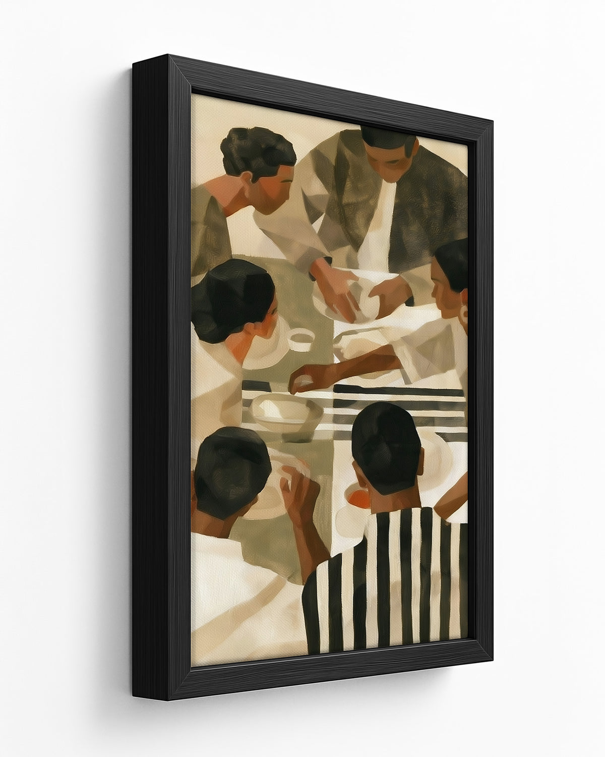 Sunday Spread - Black Framed Canvas