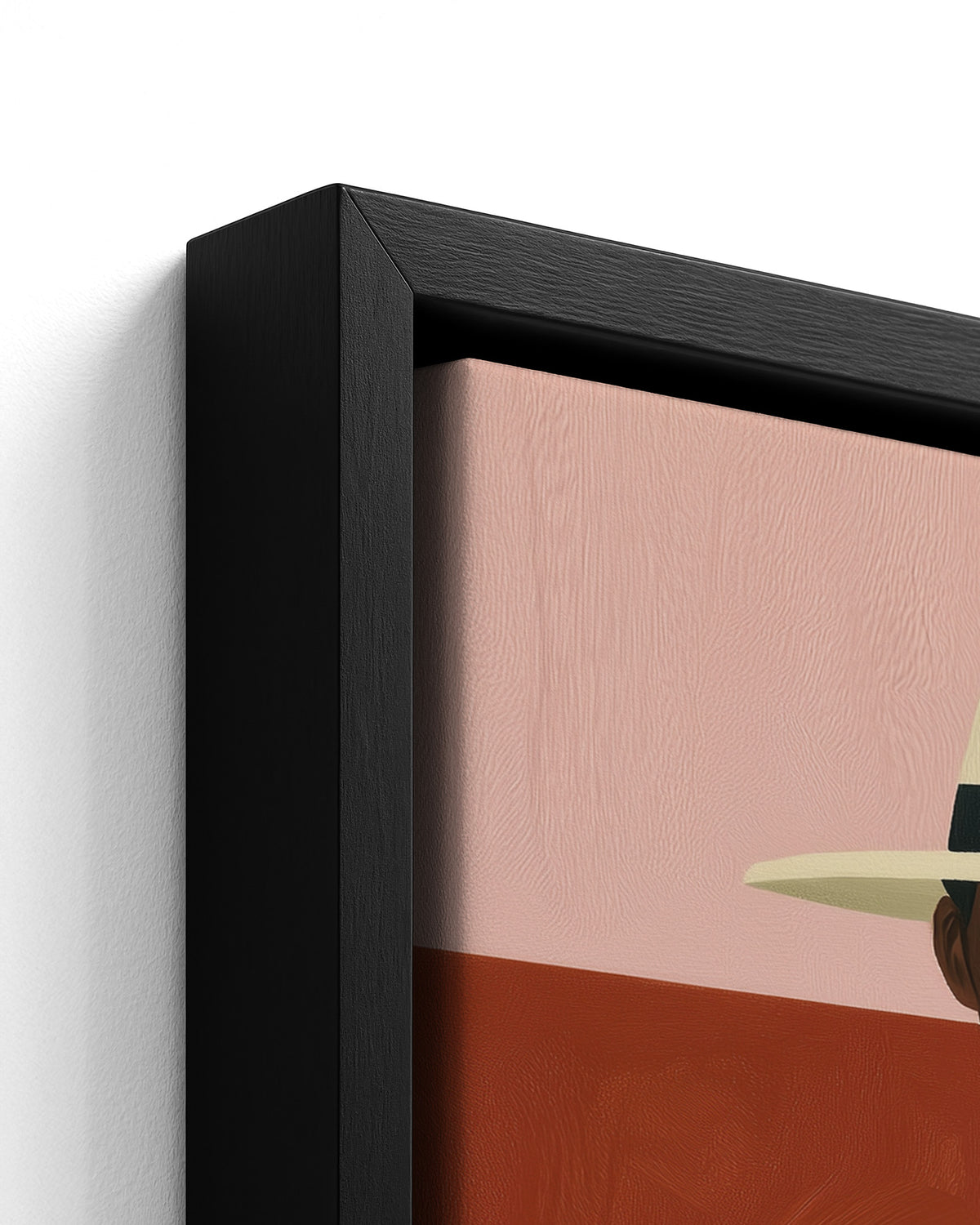 In Their Finest - Black Framed Canvas Detail