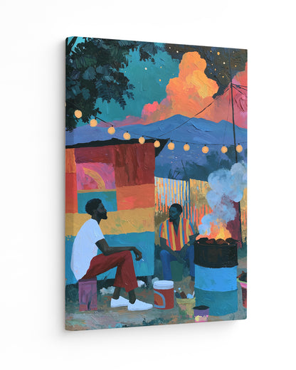 Smoke & Stars - Slim Canvas