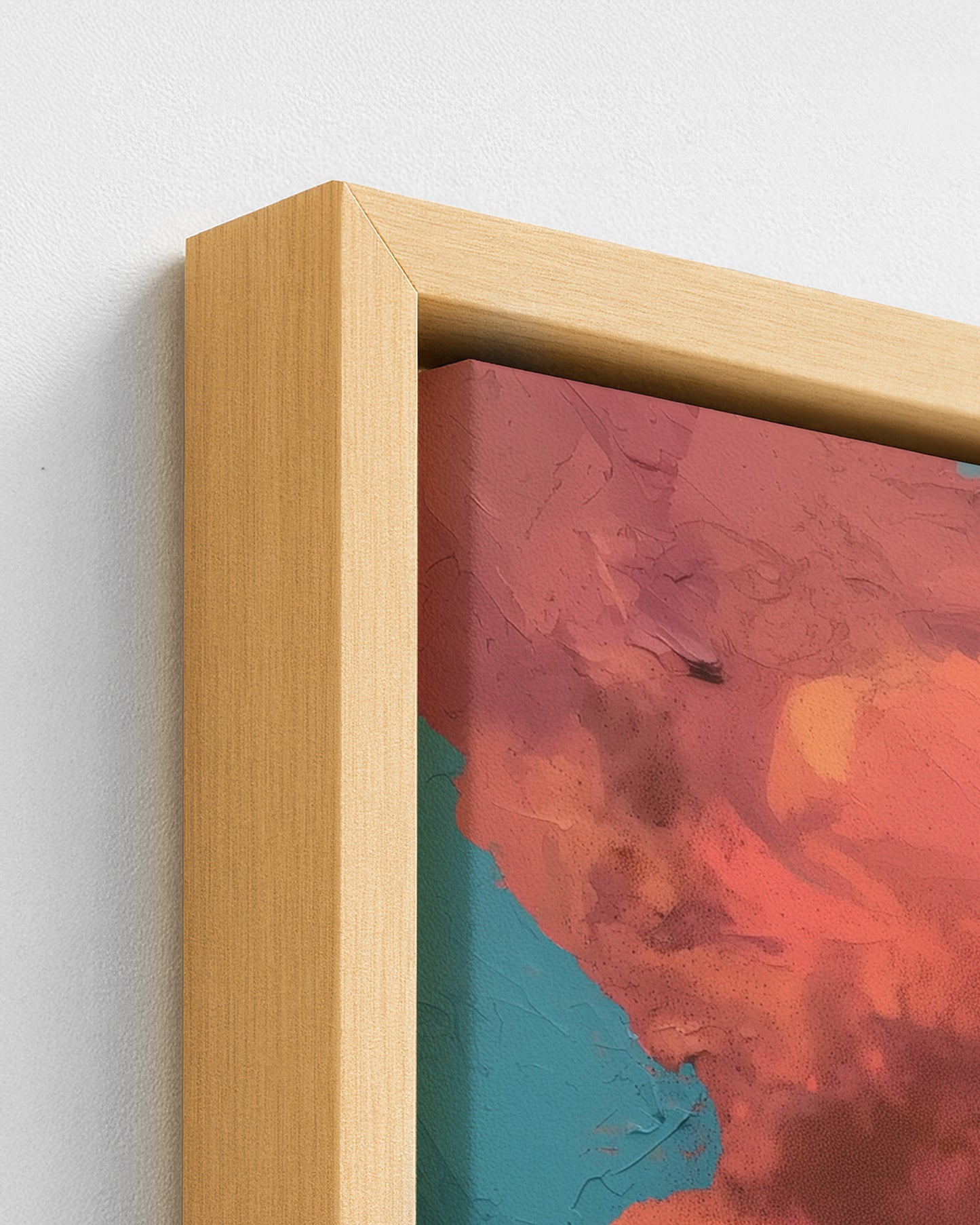 Pimento Smoke - Wood Framed Canvas Detail