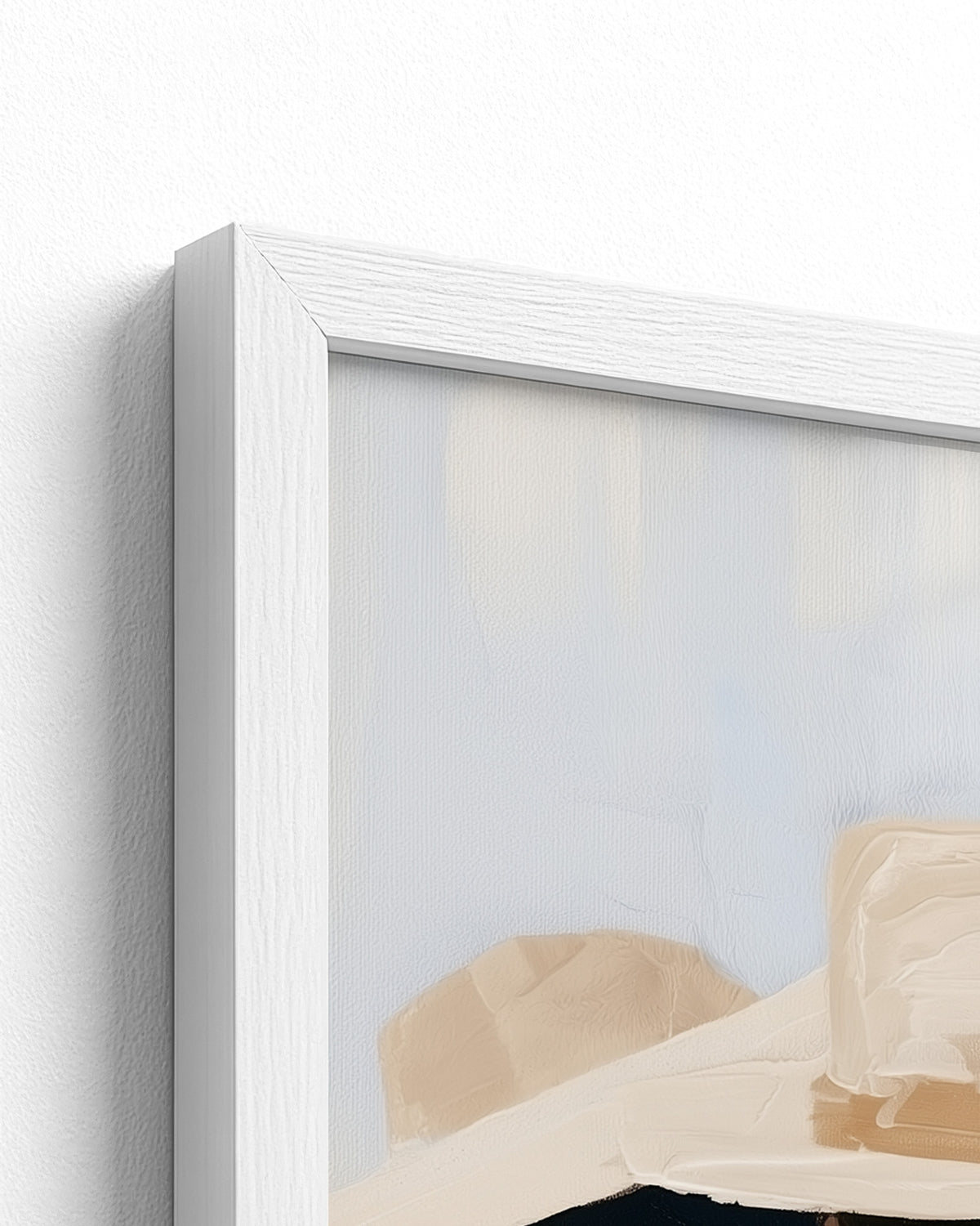 The Back Row - White Frame