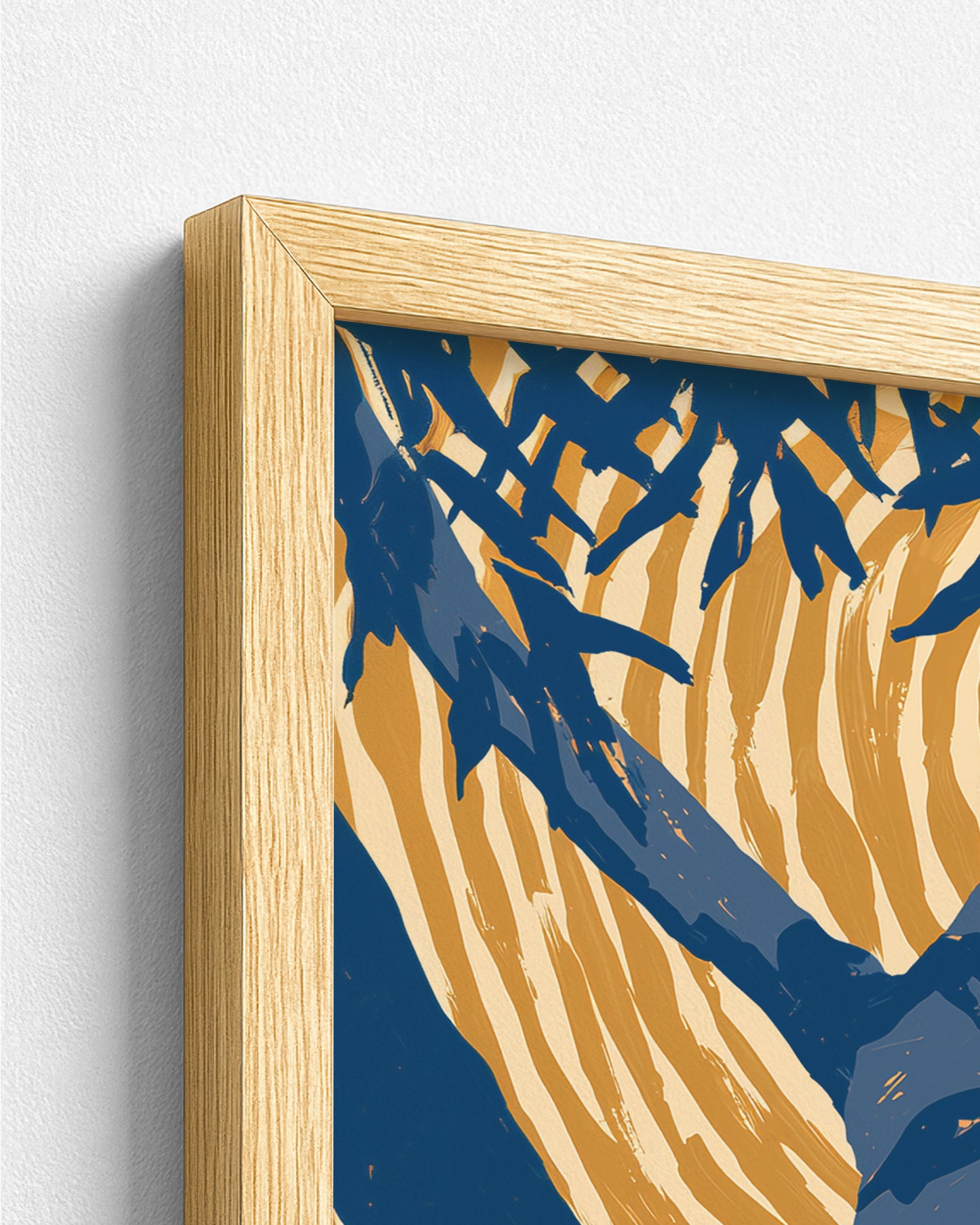 The Drummer - Wood Frame Detail