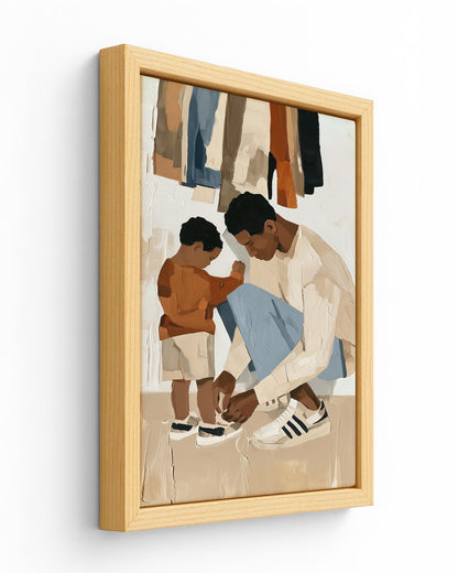 Laces - Wood Framed Canvas