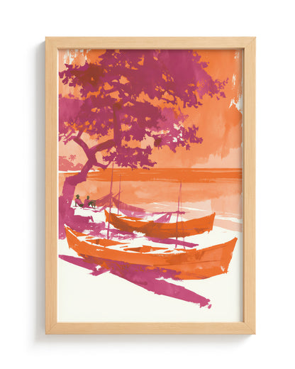 Treasure Beach - Wood Frame