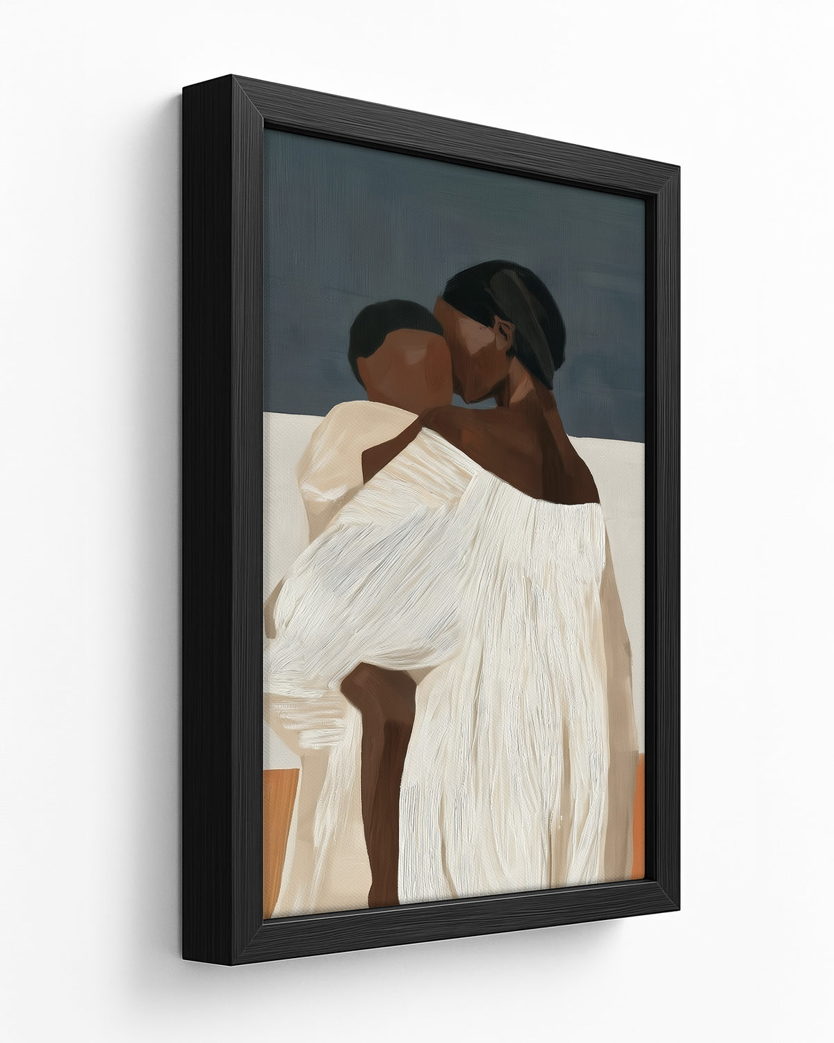 Wrapped Up - Black Framed Canvas