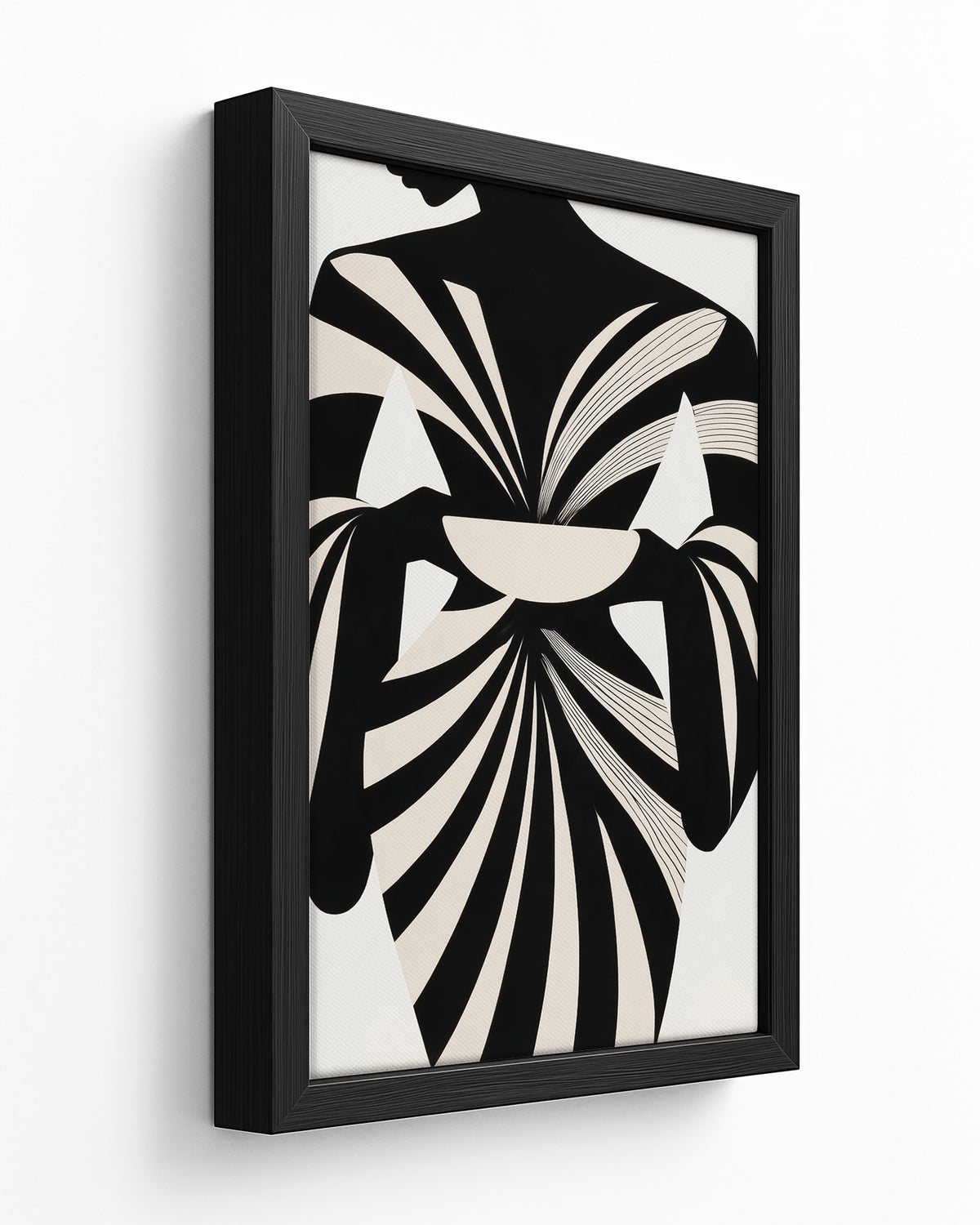 The Bearer - Black Framed Canvas