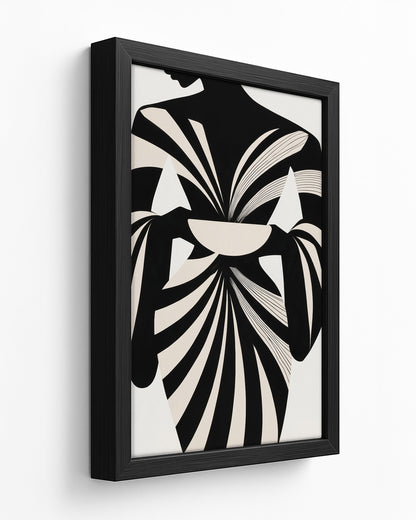 The Bearer - Black Framed Canvas