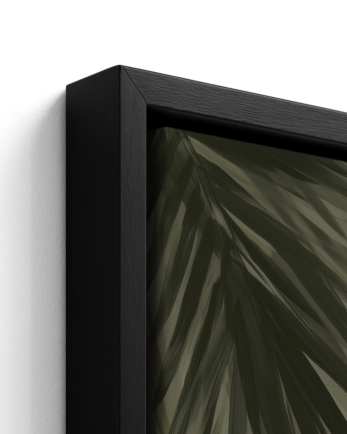 River Rest - Black Framed Canvas Detail