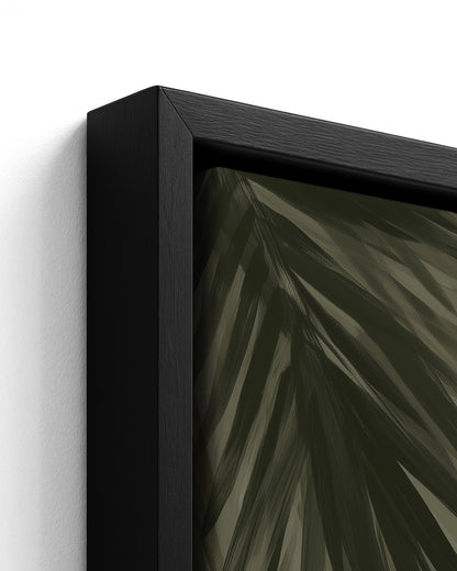River Rest - Black Framed Canvas Detail