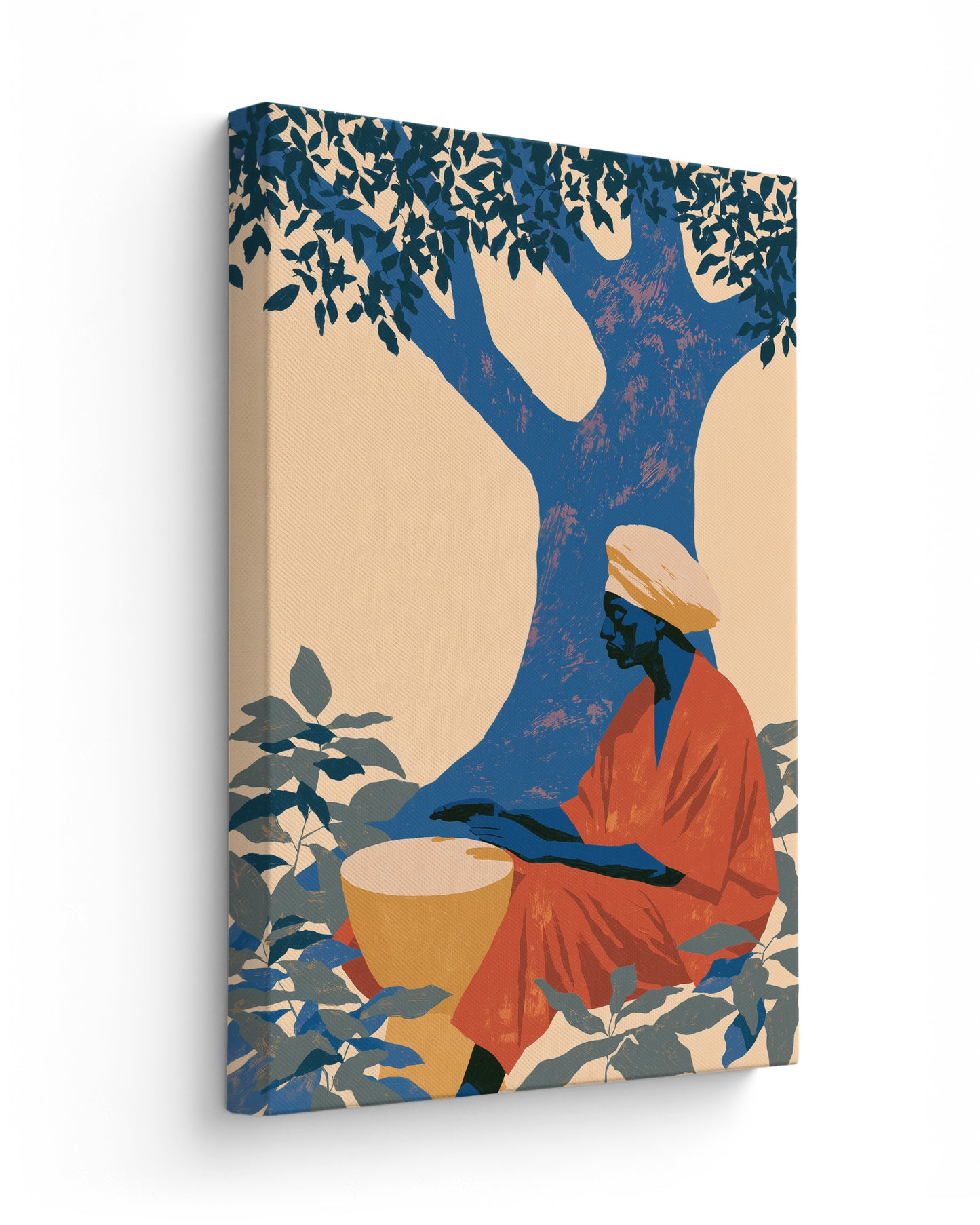The Drum Keeper - Thick Canvas