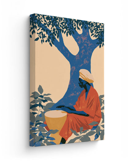The Drum Keeper - Thick Canvas