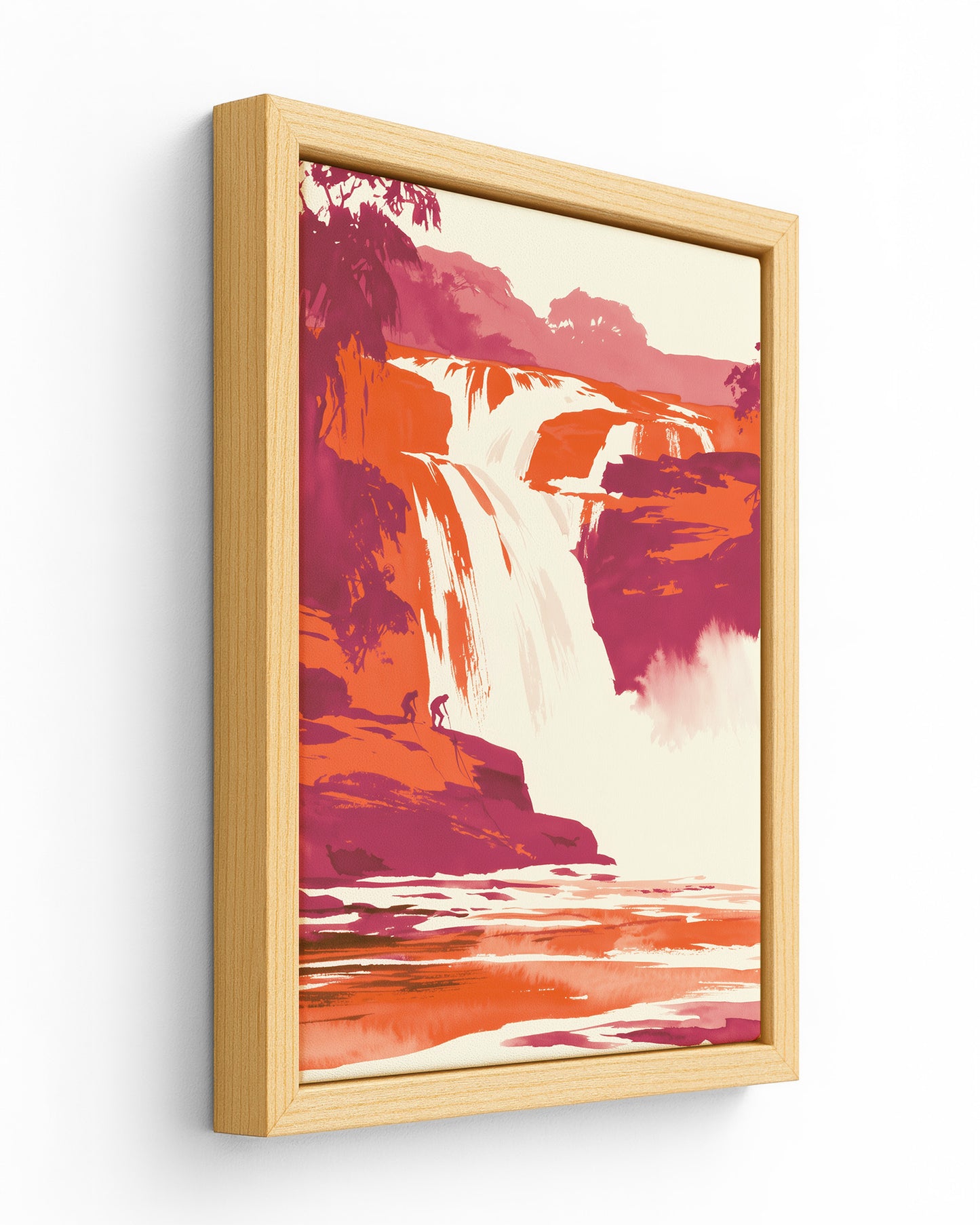 Dunn's River - Wood Framed Canvas