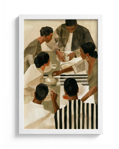 Sunday Spread - White Frame Main