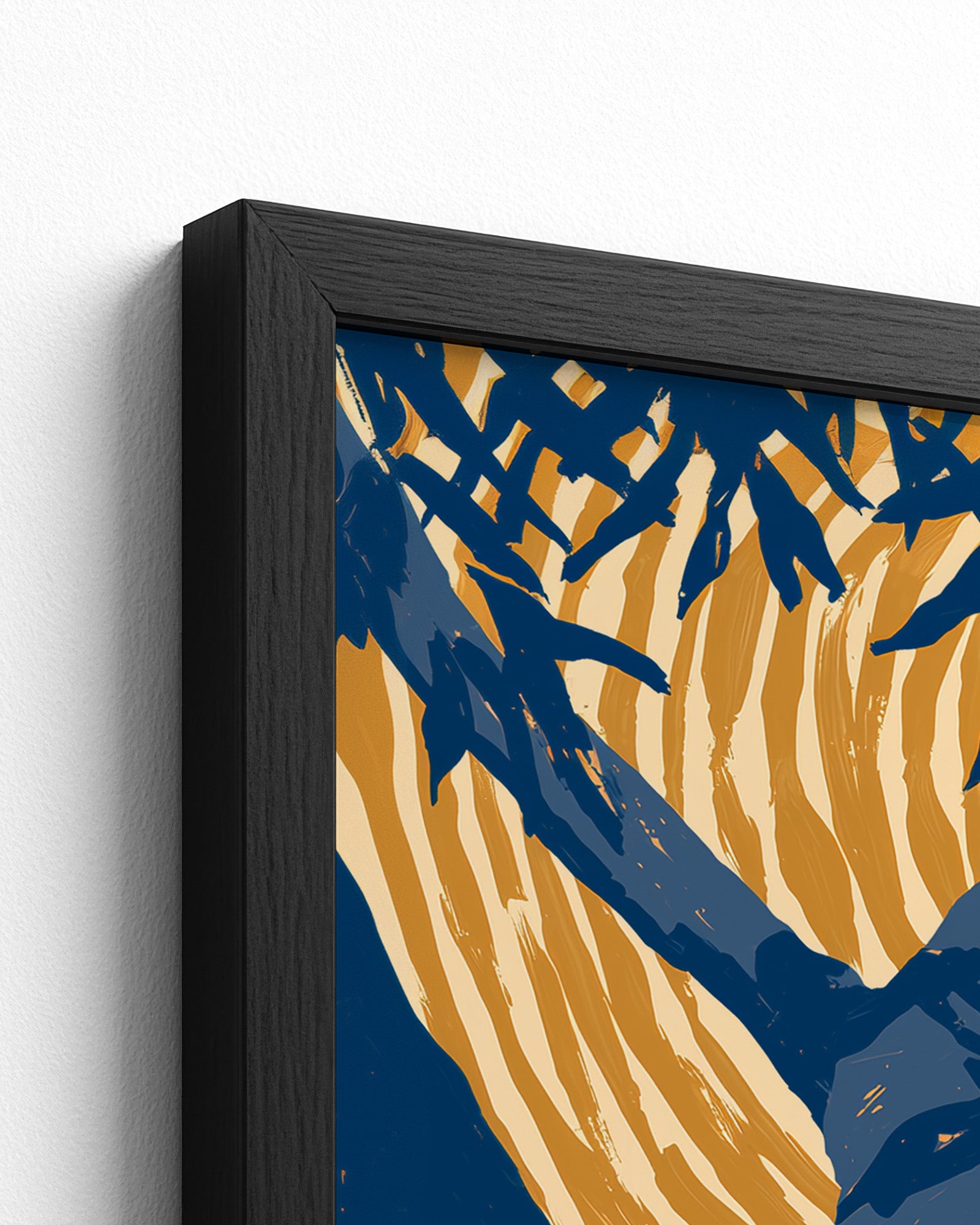 The Drummer - Black Frame