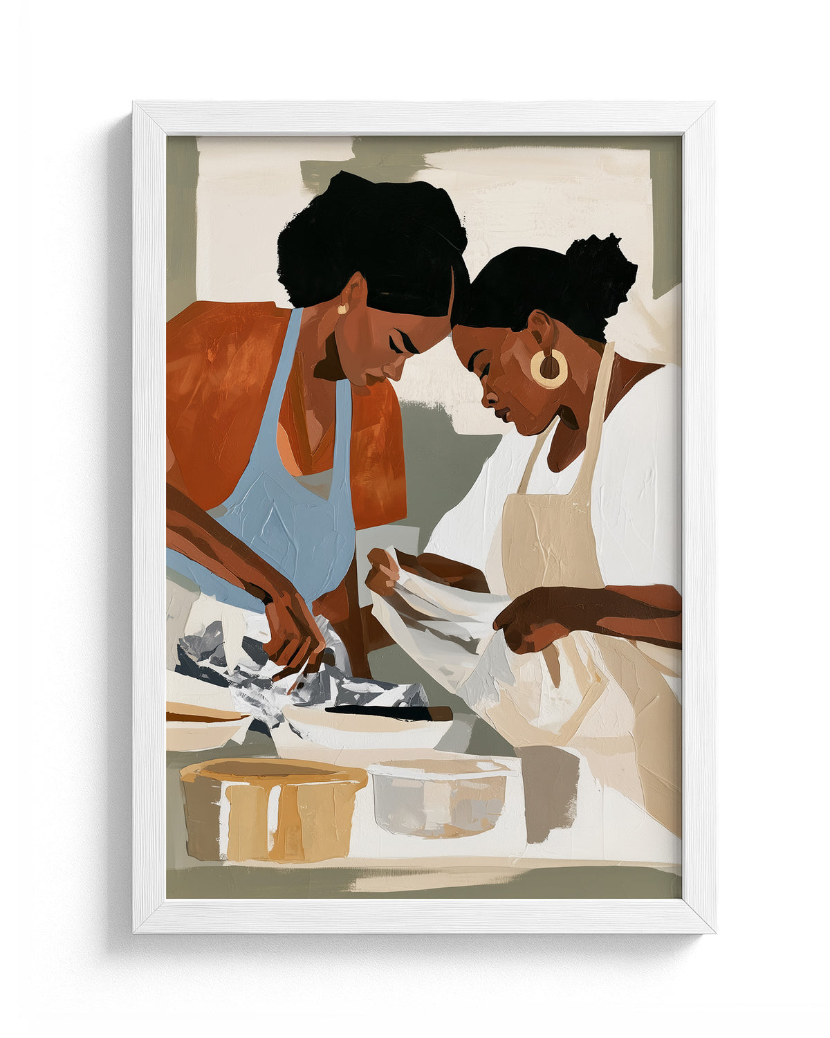 Plates for Home - White Frame Main