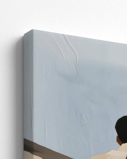 Keeping Up - Thick Canvas Detail