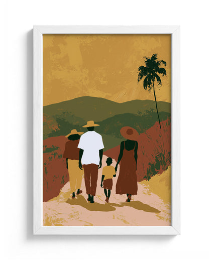 Sunday Walk - White Frame Main