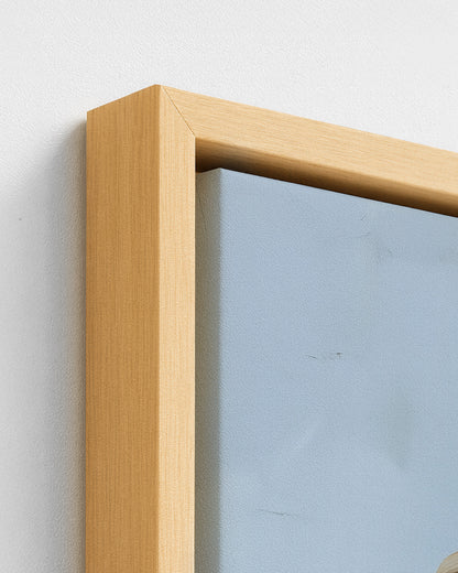 Sister Sea - Wood Framed Canvas Detail