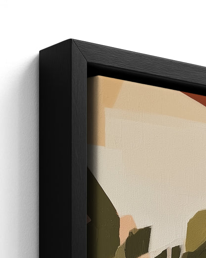 Her Turn - Black Framed Canvas Detail