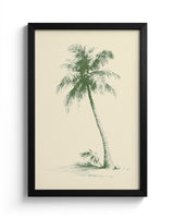 The Coconut Palm - Black Frame Main