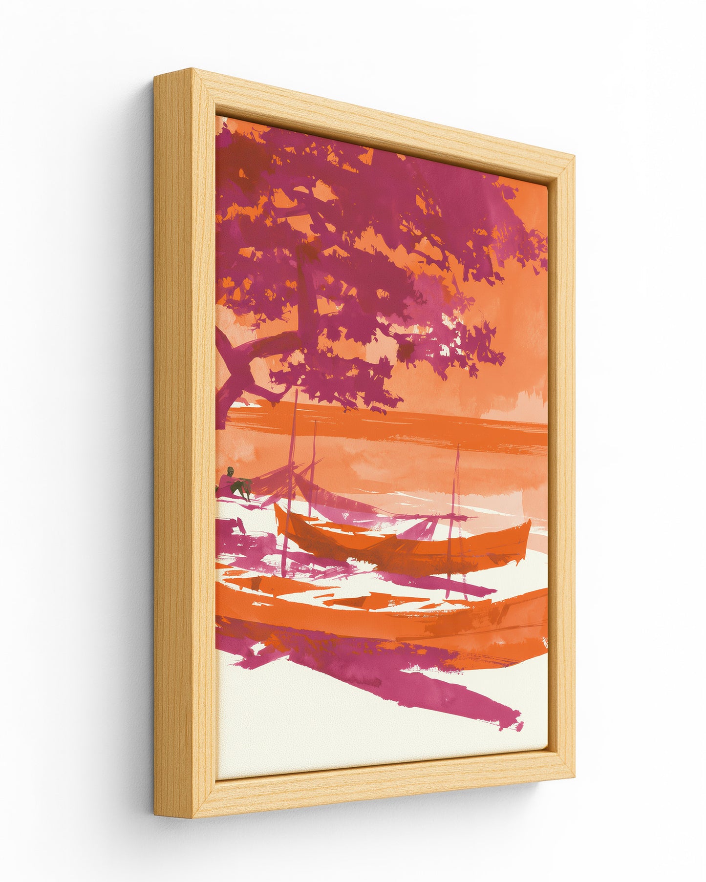 Treasure Beach - Wood Framed Canvas